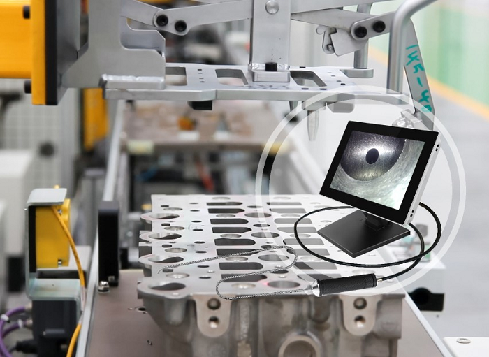 精密加工、鑄造檢測(cè)方案丨深圳微視F系列臺(tái)式工業(yè)內(nèi)窺鏡助力鑄件內(nèi)部檢測(cè)